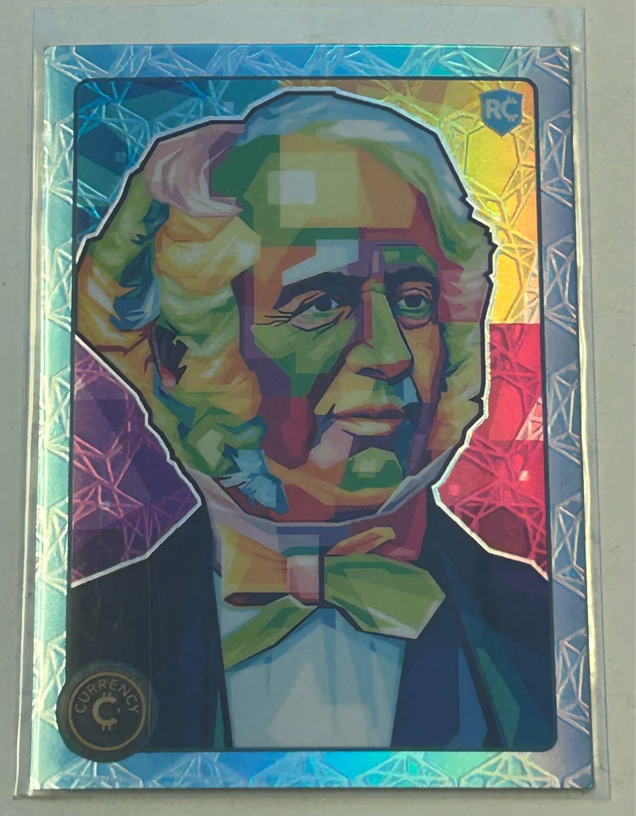 Currency trading cards series 4 aqua Cornelius Vanderbilt mint 7/15