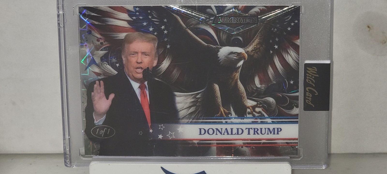 2025 Wildcard President Trump 1/1 SPEECH BALD EAGLE ACVH-RE-DT3