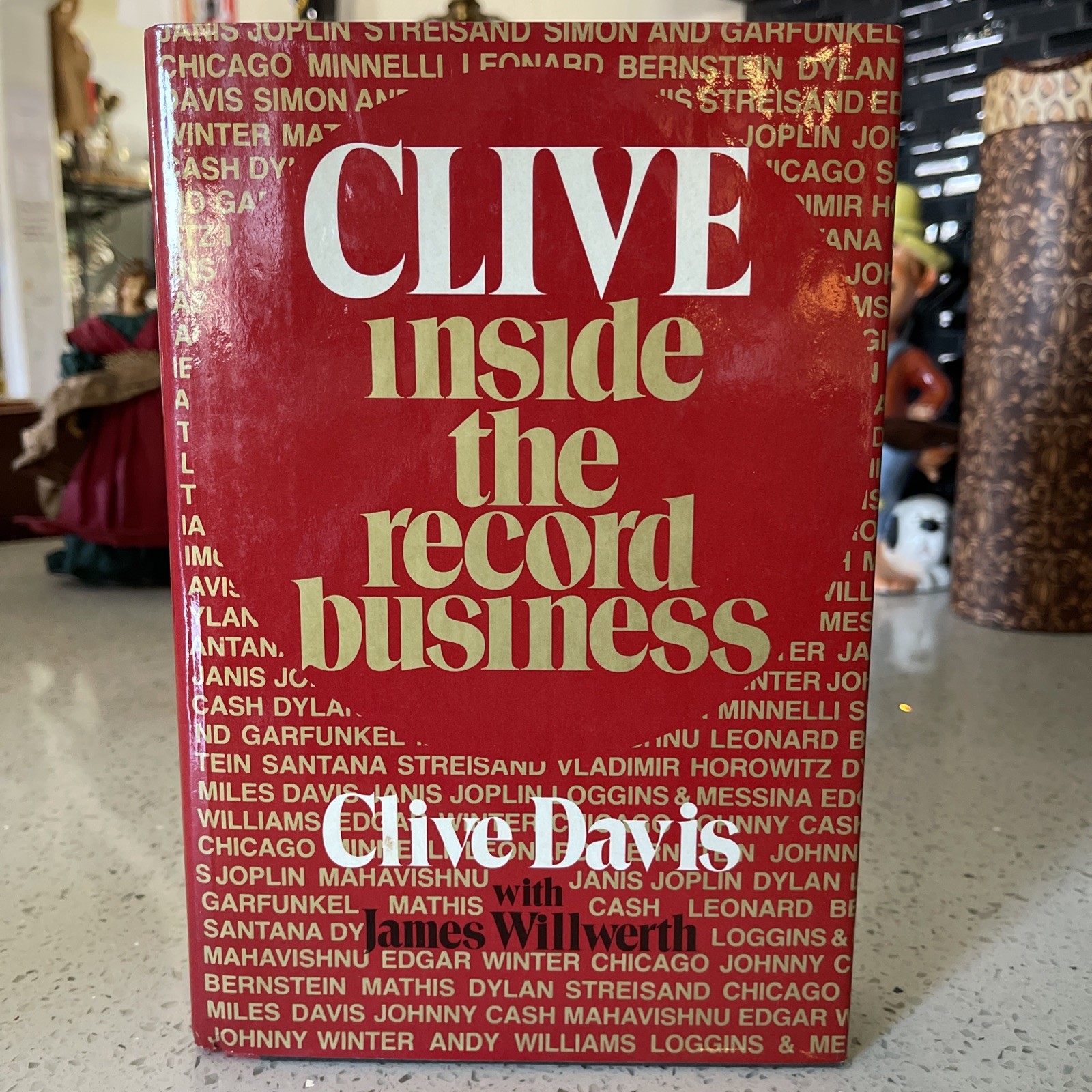 Clive: Inside the Record Business - By Clive Davis 1975 Signed 1st Edition HCDJ