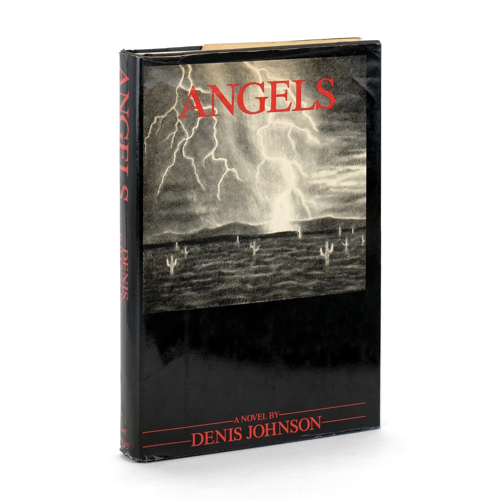 Angels / Denis Johnson / First Edition HCDJ / Alfred A. Knopf 1983