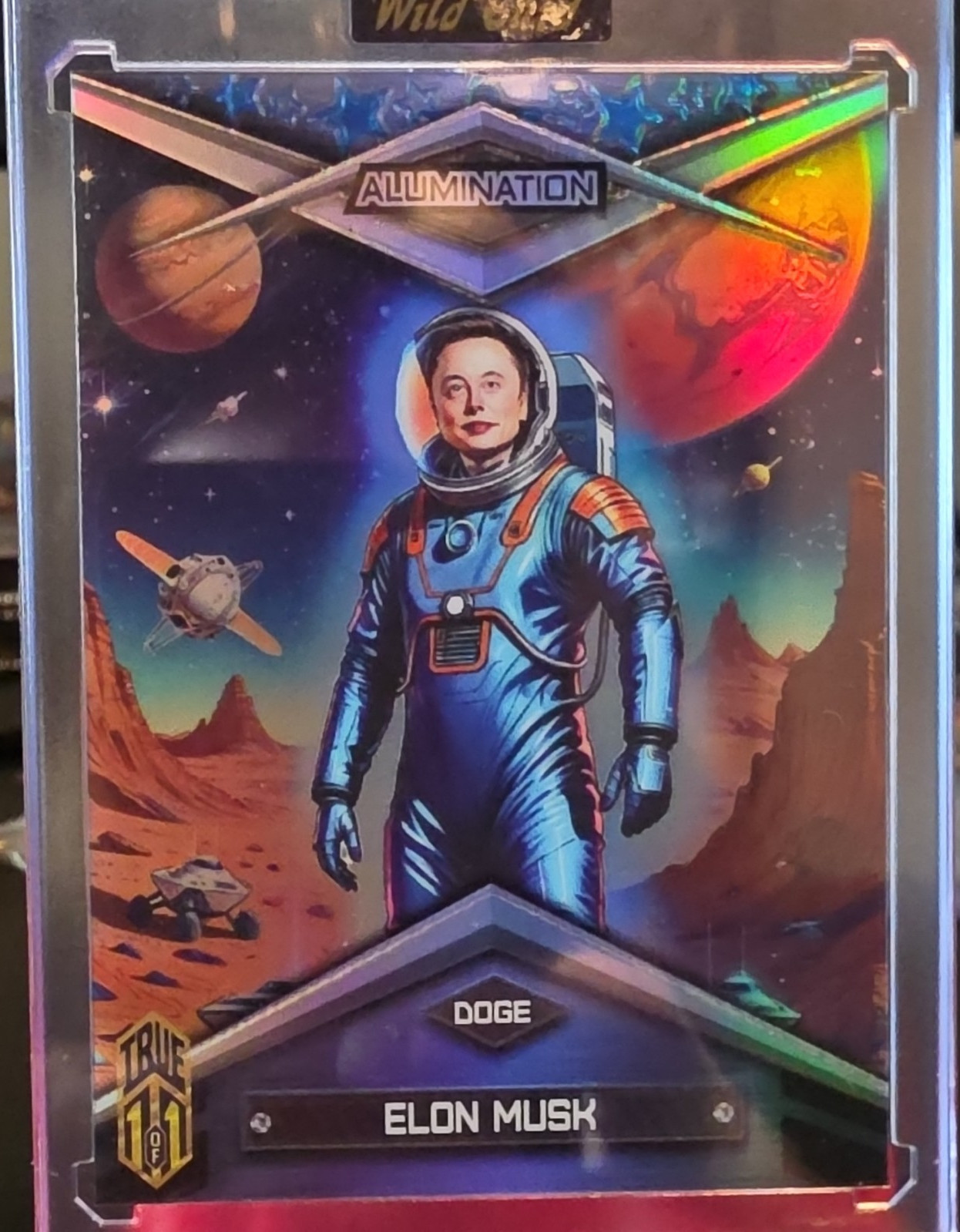 Wild Card Elon Musk mars True 1 of 1