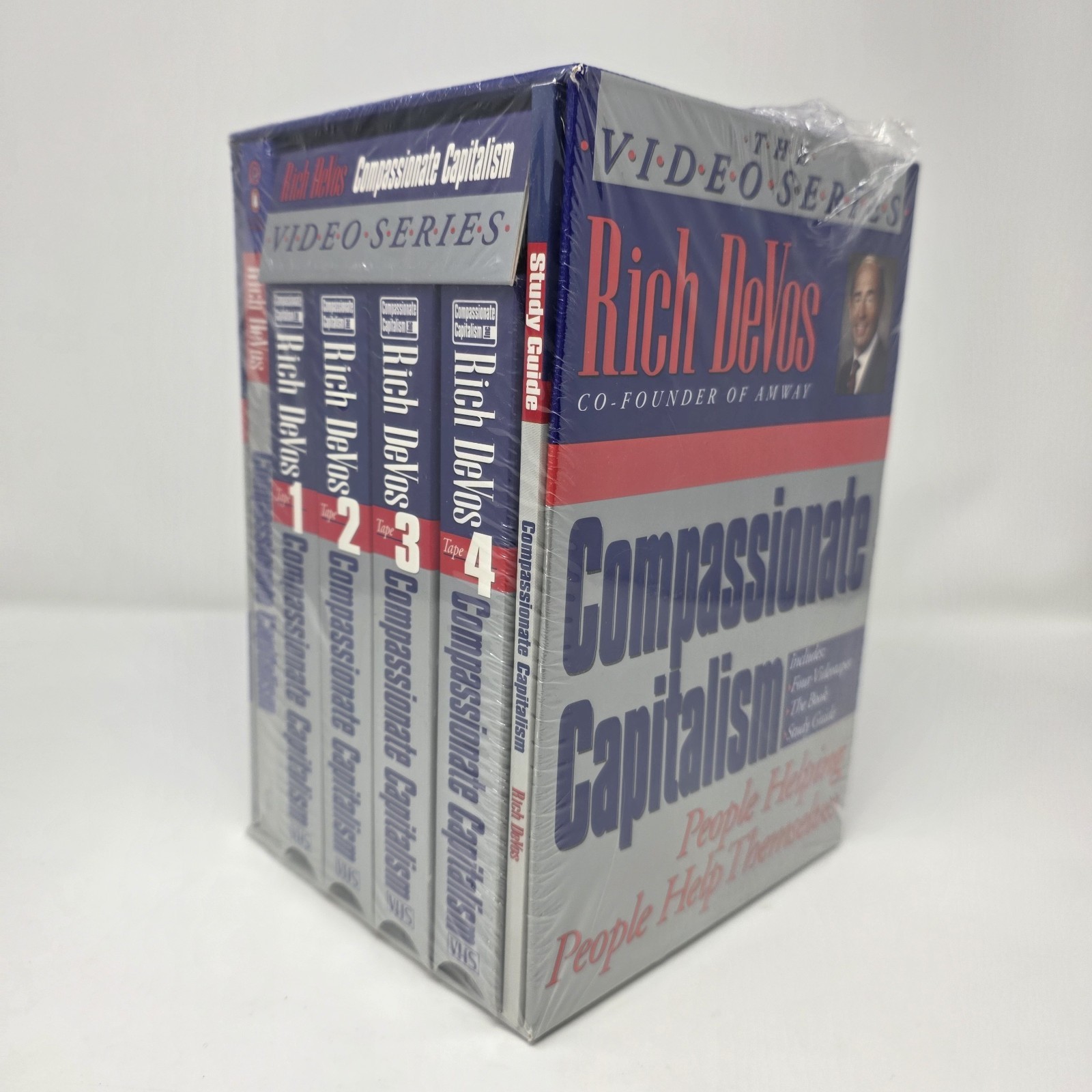 Compassionate Capitalism Video Series, Book & Study Guide Rich DeVos MLM Amway