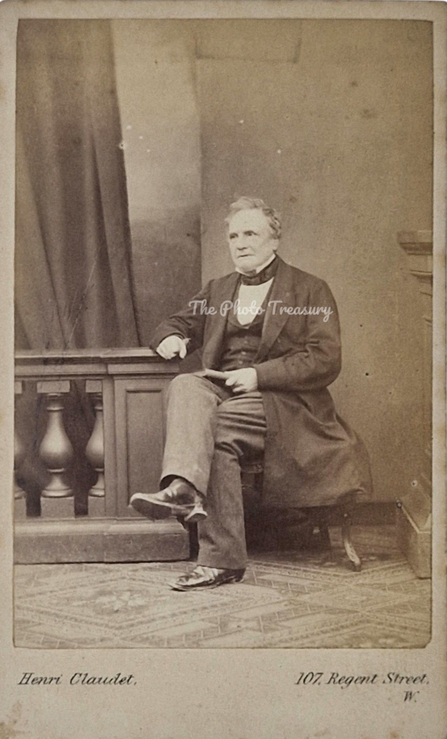 CDV CHARLES BABBAGE MATHEMATICIAN & POLYMATH "FATHER OF THE COMPUTER' INVENTOR