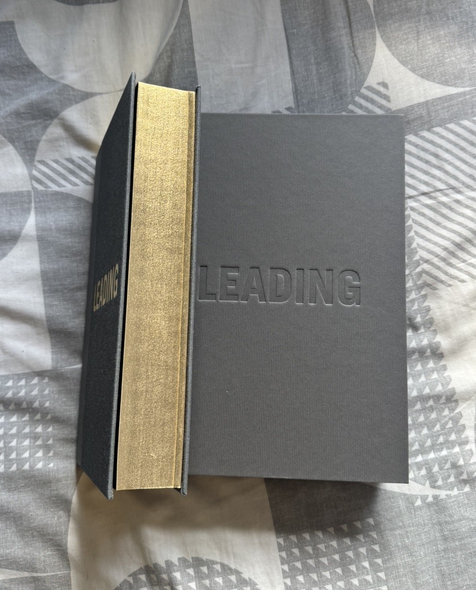 Sir Alex Ferguson & Michael Moritz Signed Leading - Limited Edition 795/1000