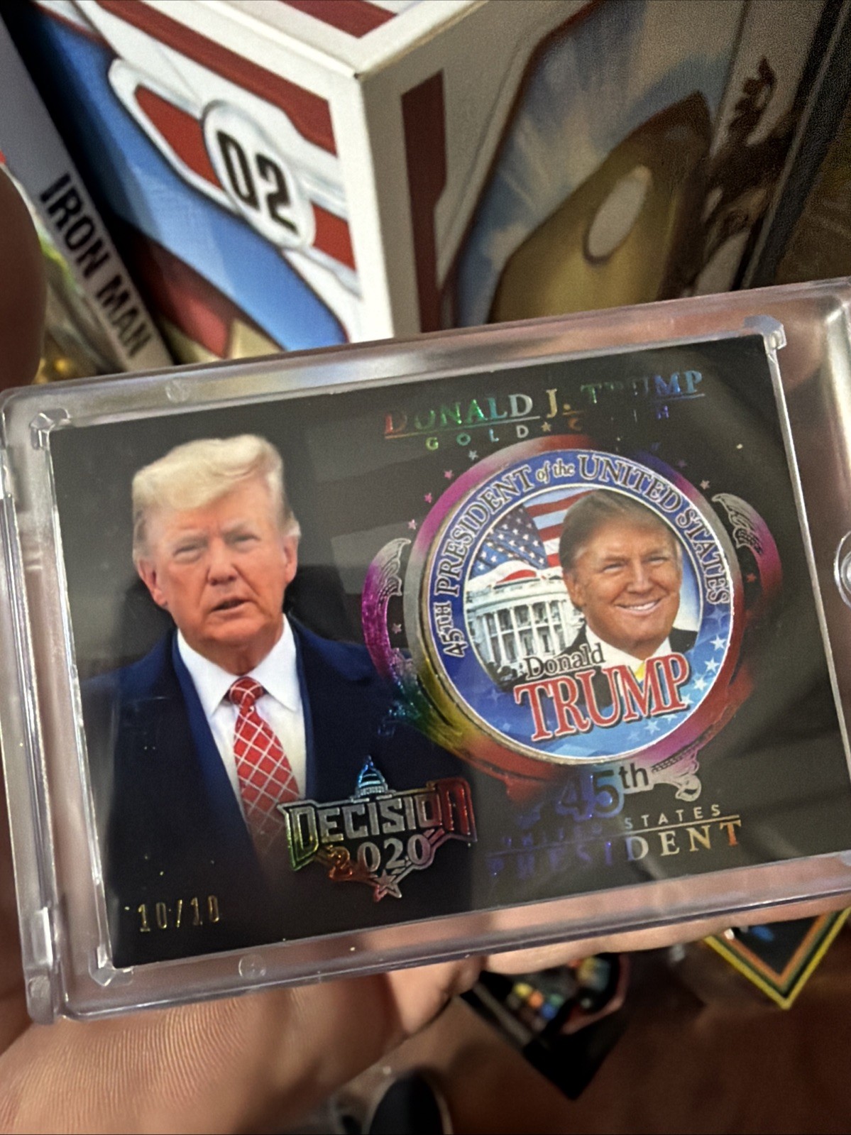 DONALD TRUMP DECISION 2020 RAINBOW SER GOLD PLATED COMMEMORATIVE COIN TC2 05/10