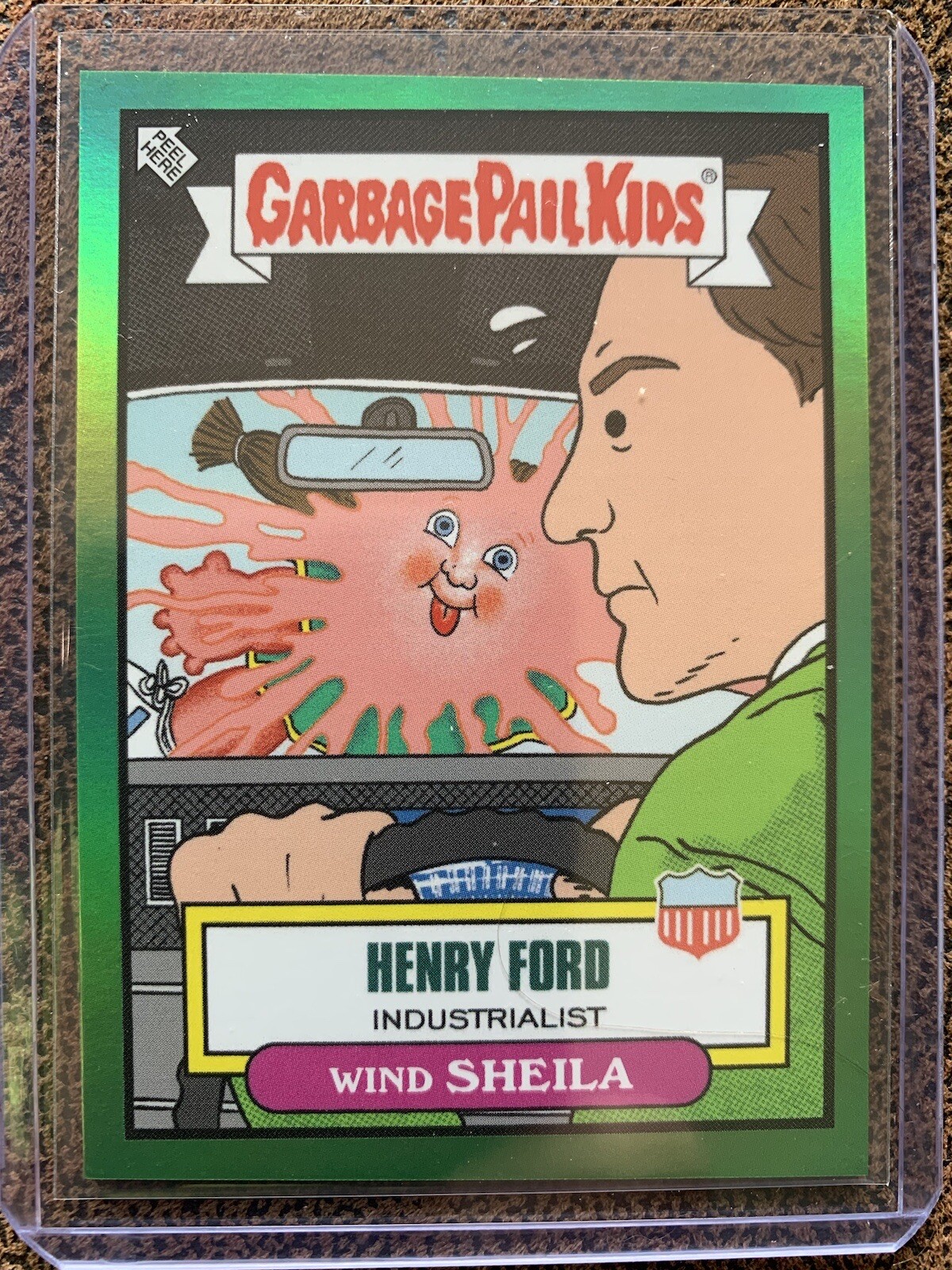 2023 GPK  Ermsy Entertainment Blend 11A Wind Sheila - Henry Ford Green Foil #/25