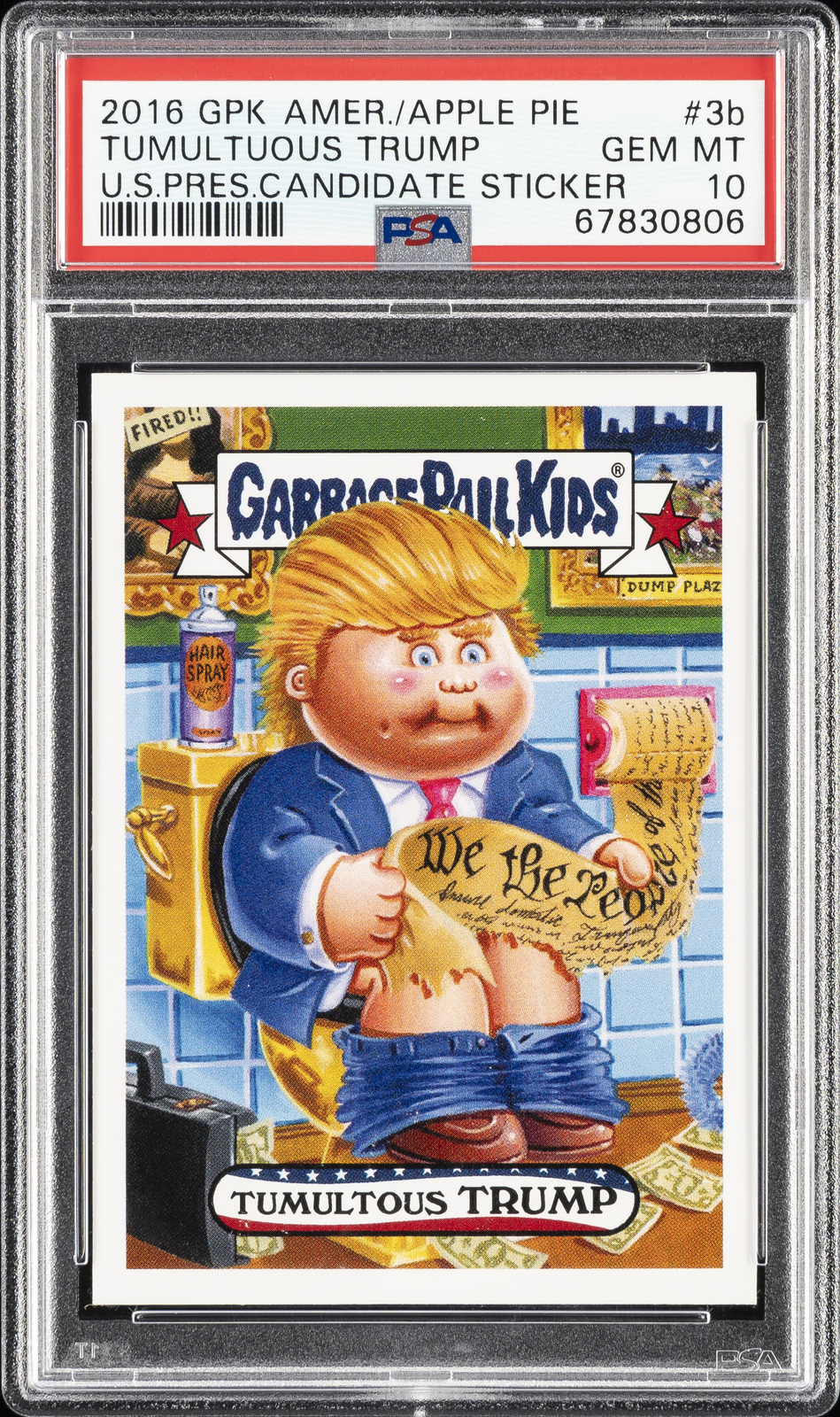 2016 #3B TUMULTUOUS TRUMP PSA 10