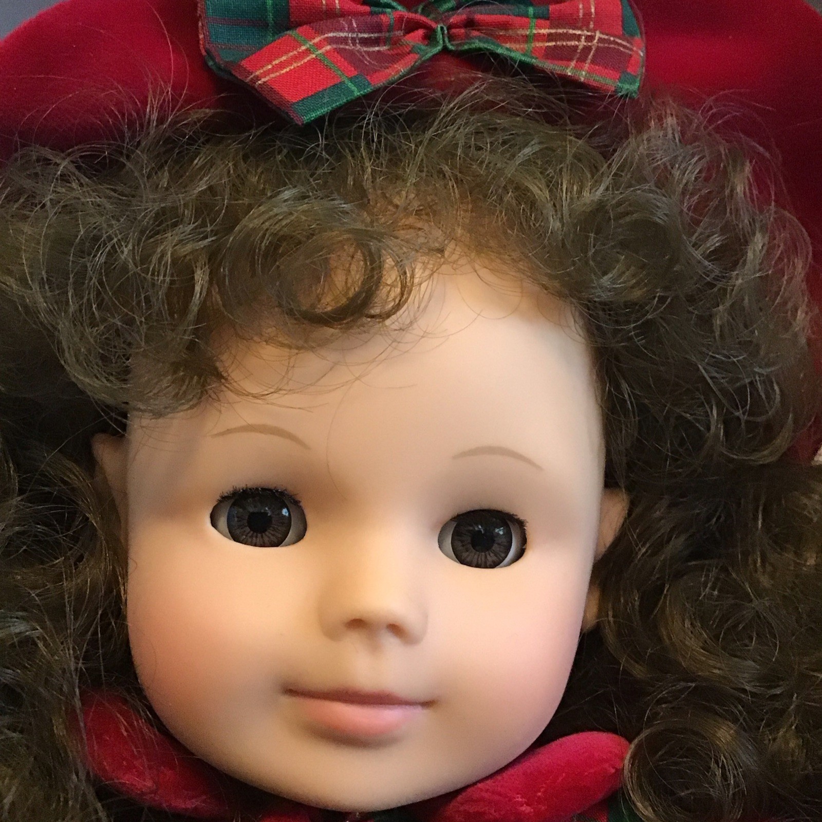 1997 Anke Gotz-Beyer SIGNED Christmas Doll HOLLY LE 272/350 Marshall Field's Vtg