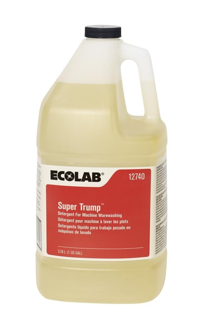 Ecolab Super Trump Heavy-Duty Machine washing Detergent 1 Gallon New 6112740