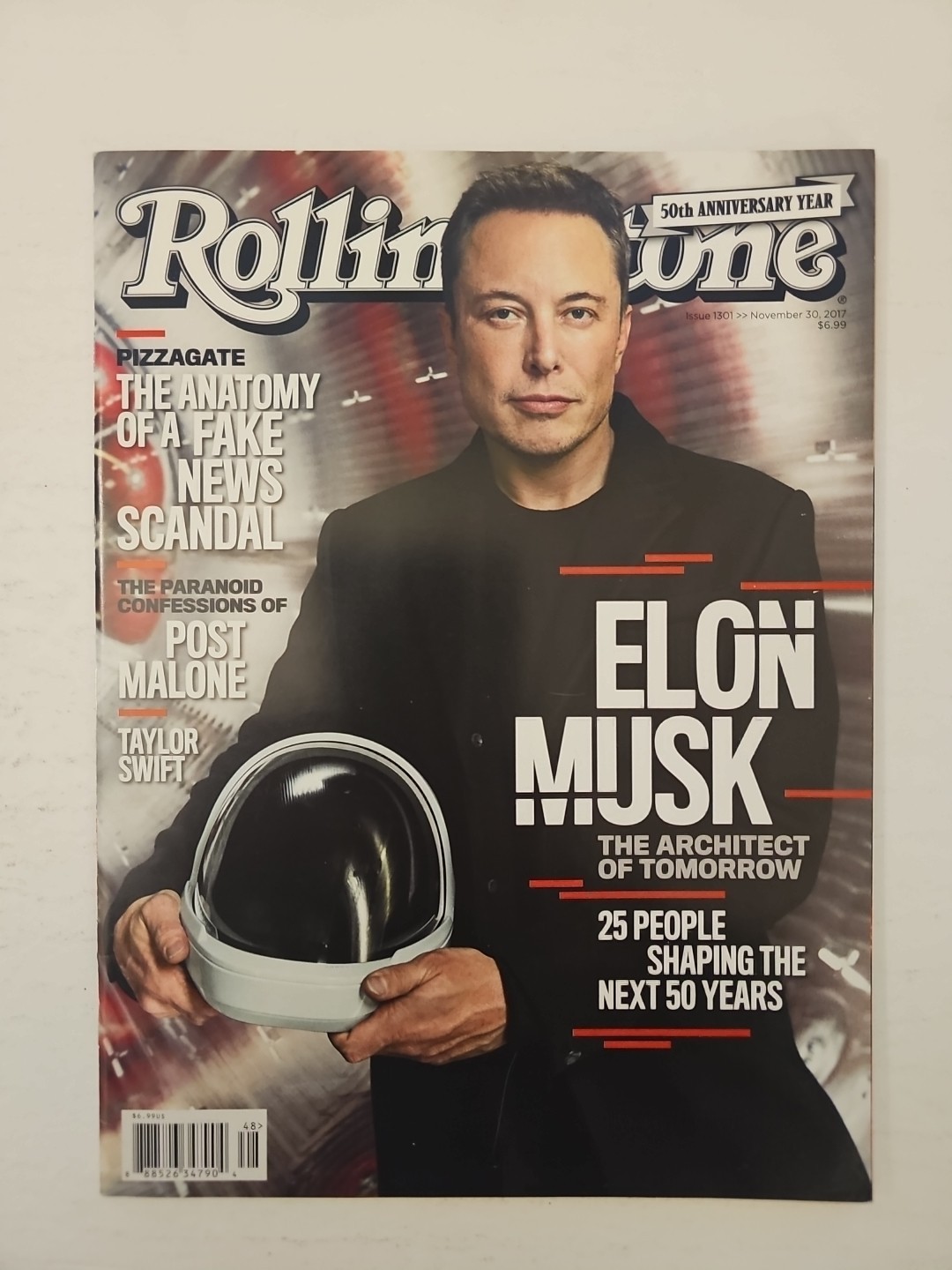 Elon Musk Rolling Stone November 30 2017 NEWSSTAND - Twitter Tesla SpaceX 🔥