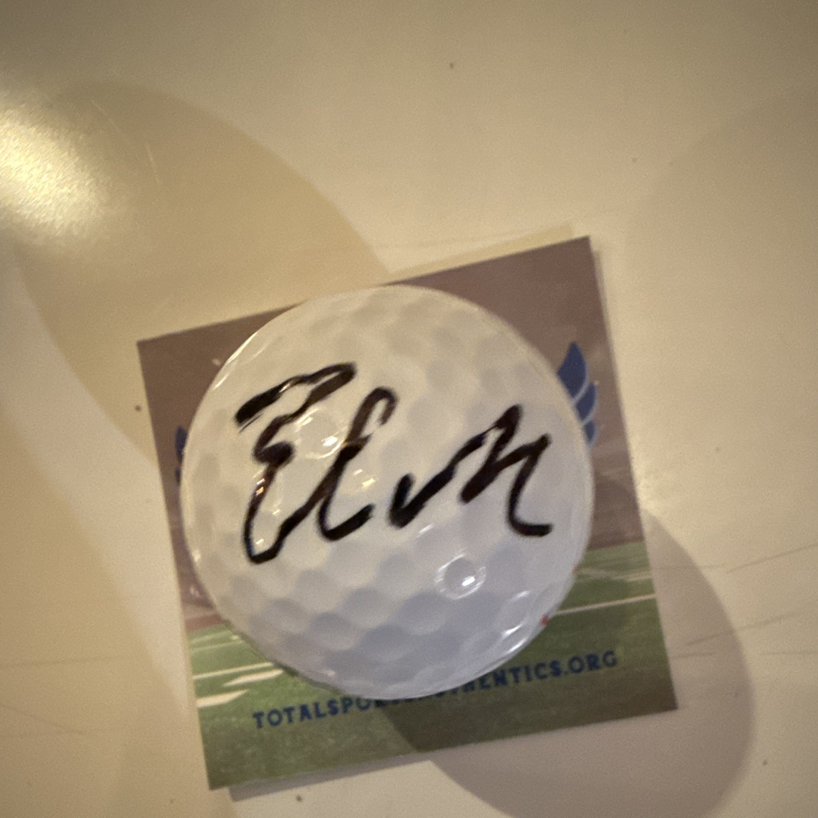 Elon Musk Signed Official Golf Ball Auto Tesla Billionaire COA Auth