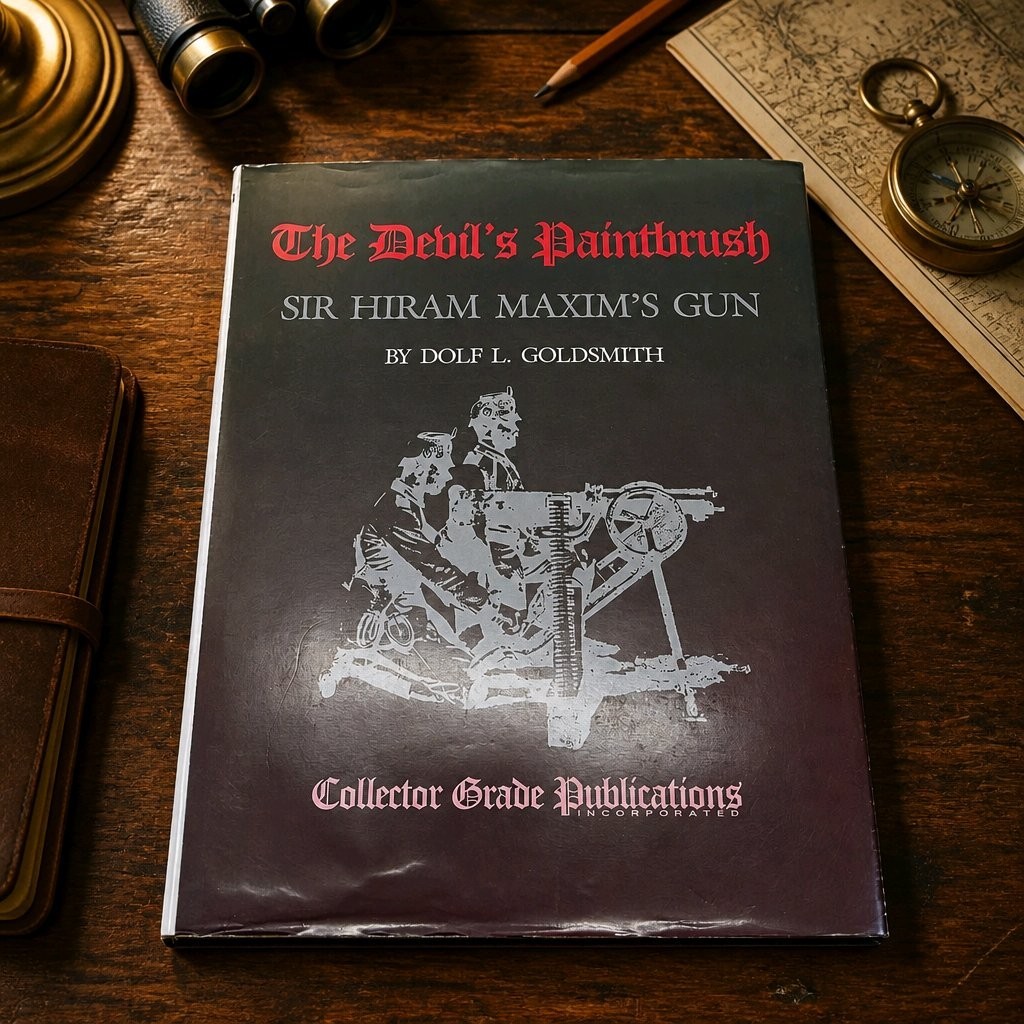Devil's Paintbrush Sir Hiram Maxim's Gun Dolf Goldsmith 2nd EDITION SIGNED FLAWS