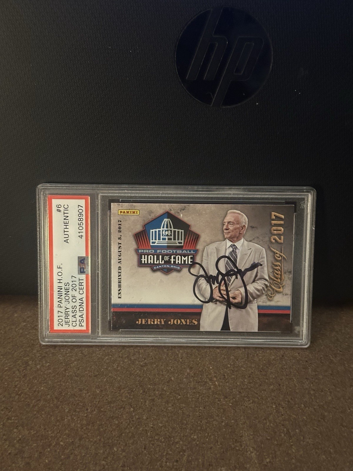 2017 Panini Hall of Fame Class of 2017 - Jerry Jones #6 (RC) PSA/DNA Authentic