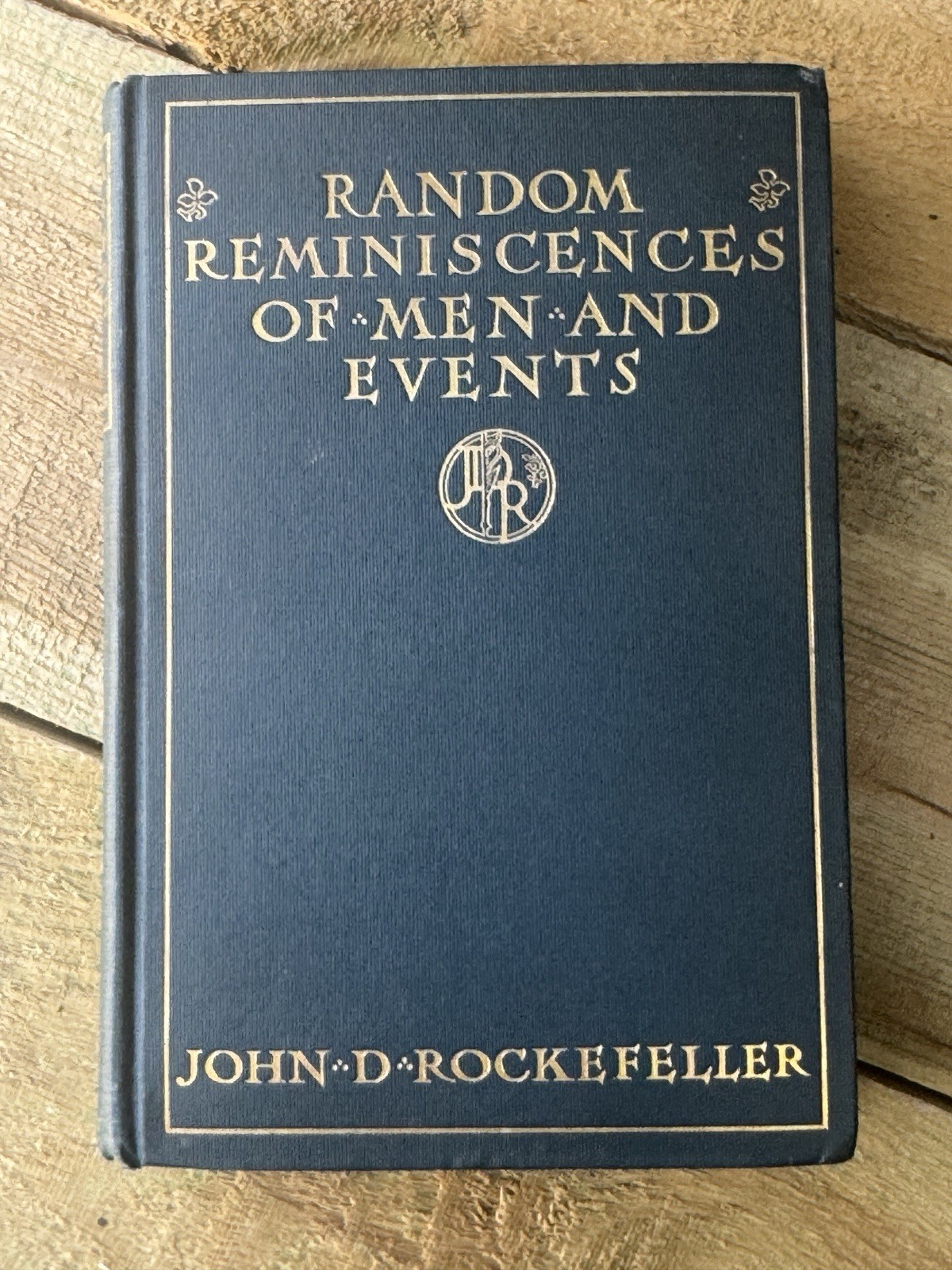 Vintage Book Random Reminiscences of Men & Events by John D. Rockefeller 1st. Ed