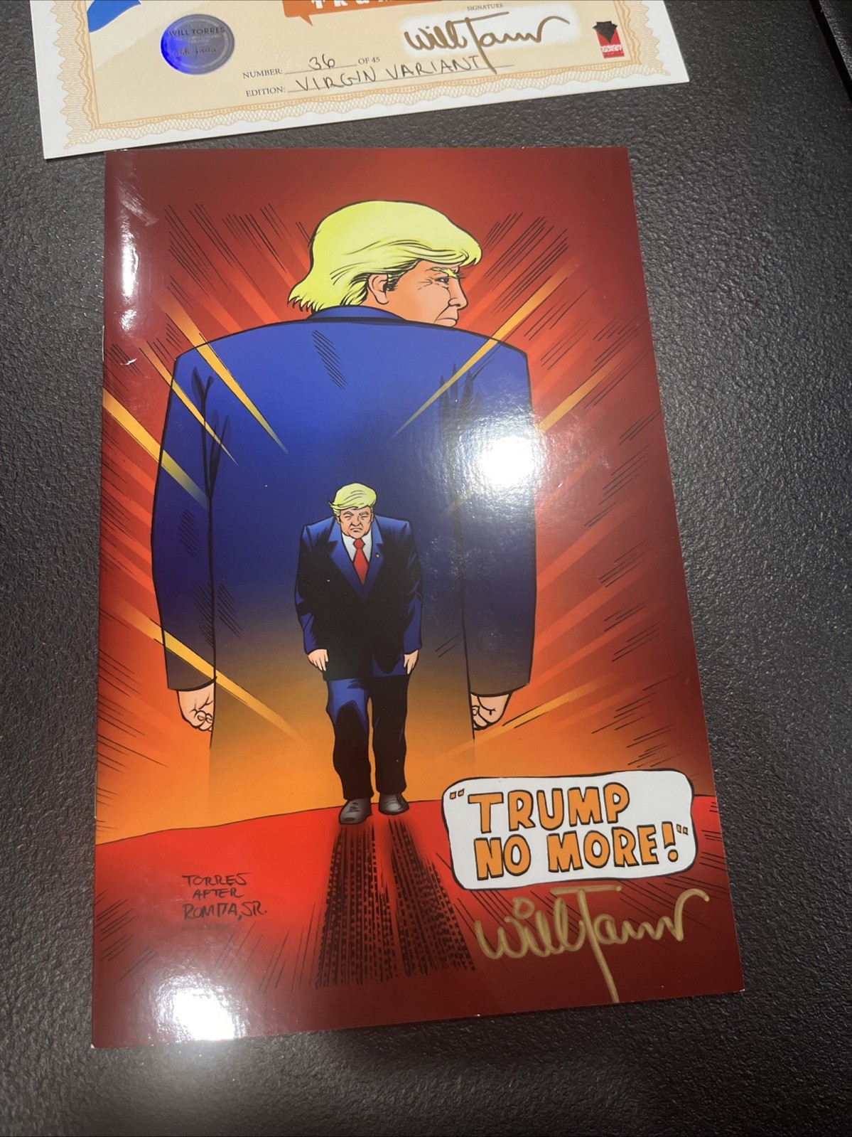 Tweeting Trump Confidential 2020 Signed By Will Torres COA