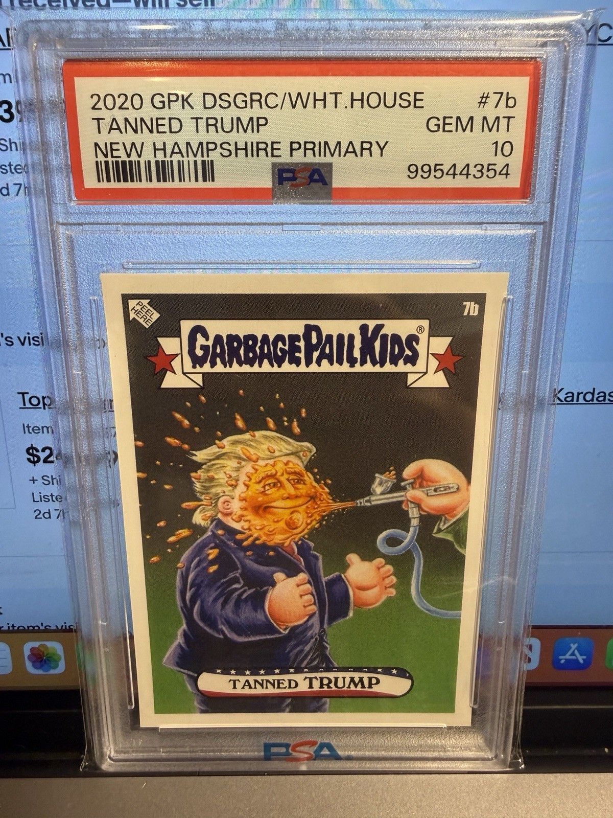 Tanned Trump - 2020 Garbage Pail Kids - Donald Trump -  PSA 10 Trump GPK