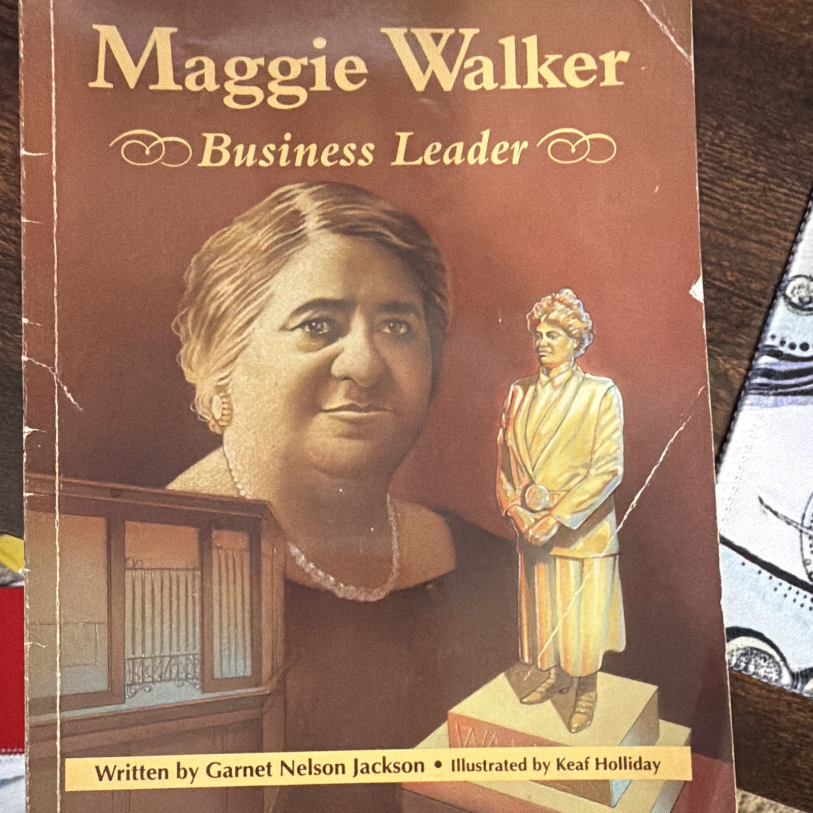 Maggie Walker, Business Leader signed by Keaf Holliday collectible out of print