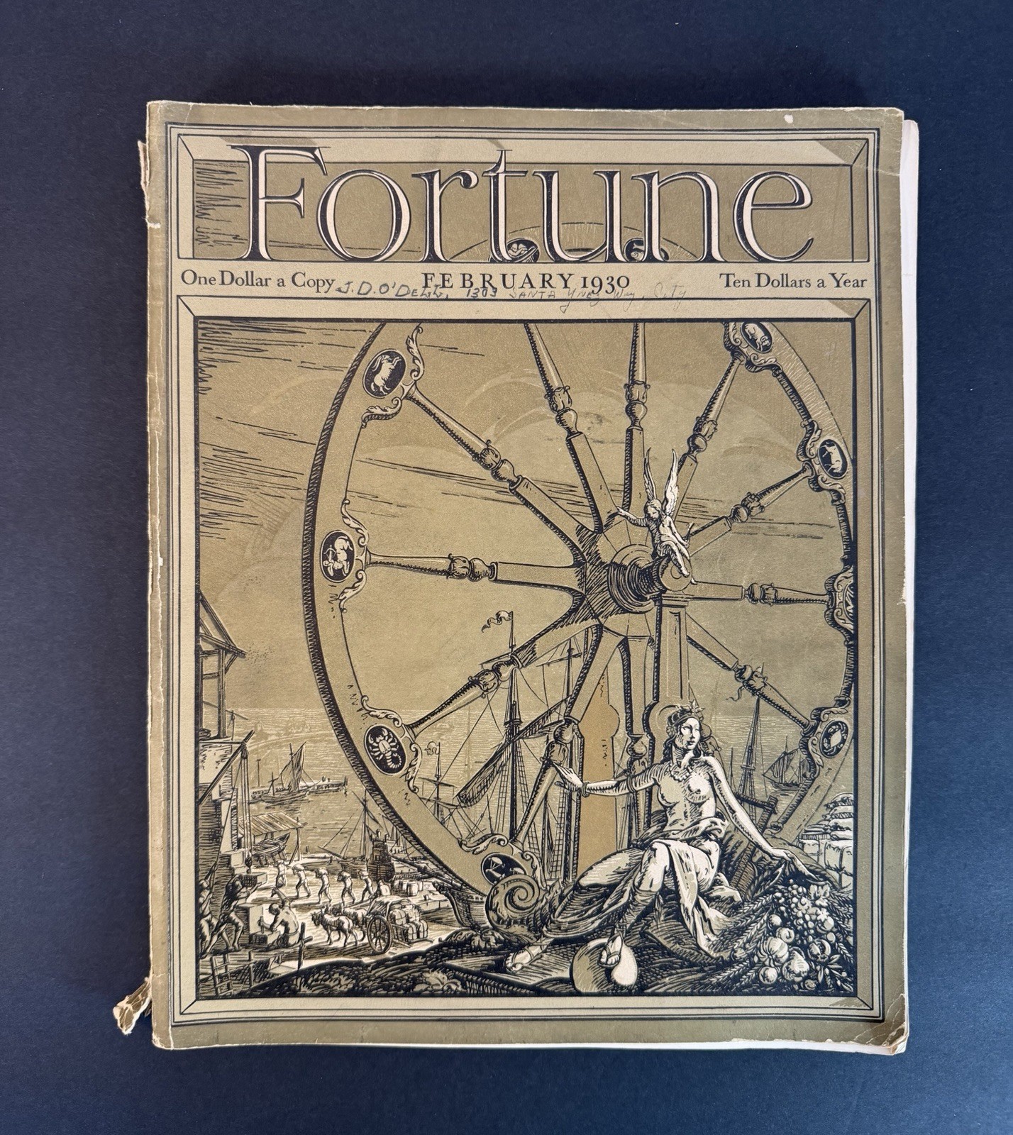 Vintage Fortune Magazine Feb 1930 Vol 1 No 1 First Inaugural Issue Henry Luce
