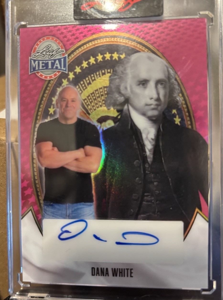 2026 Leaf Metal Presidents Day Dana White (1/1) Auto