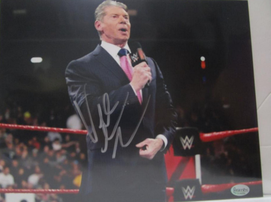 Vince McMahon 8X10 Original Signed Autograph WWE Authenticity Guaranteed
