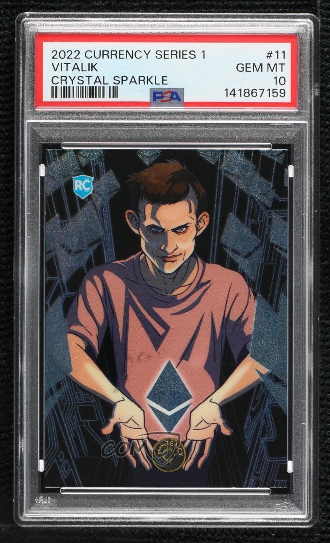 2022 Cardsmiths Currency Crystal Sparkle Vitalik #11 8nf