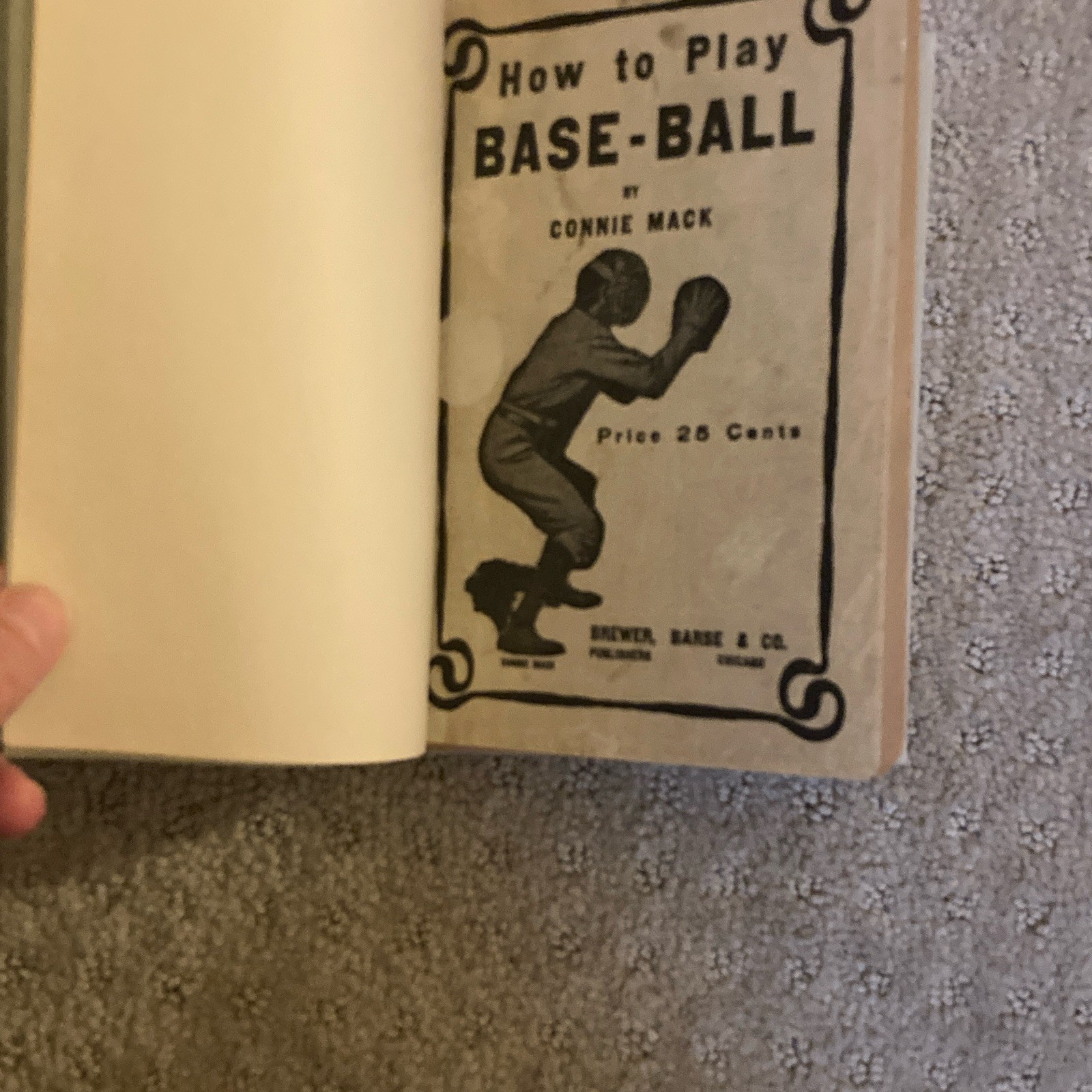 Connie Mack How to Play Base-Ball Illustrated Paperback Hurst, Clark & Co.