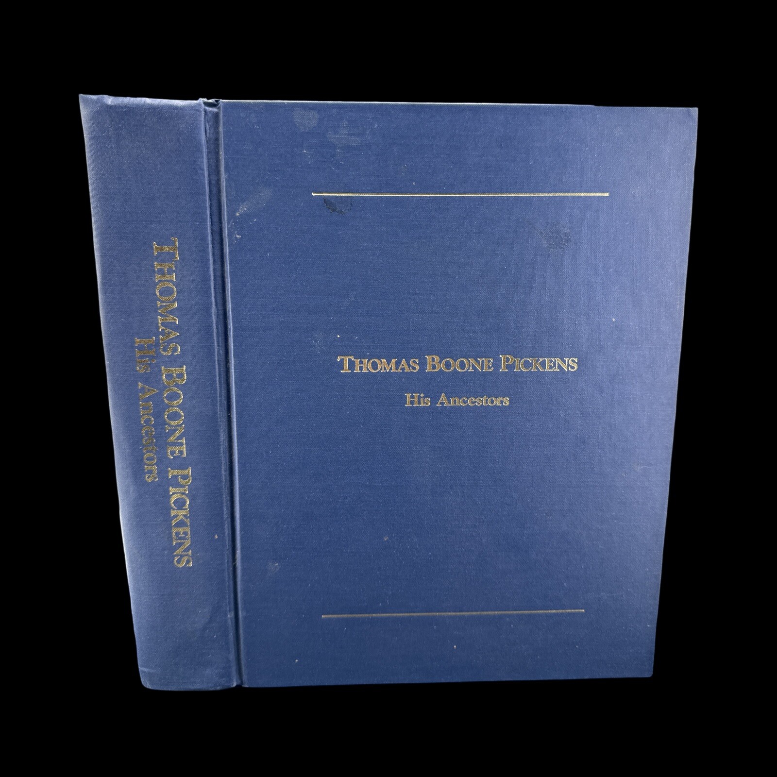 T Boone Pickens His Ancestors🛢️ Signed Ltd Ed #661/1000 VG Texana Oil History