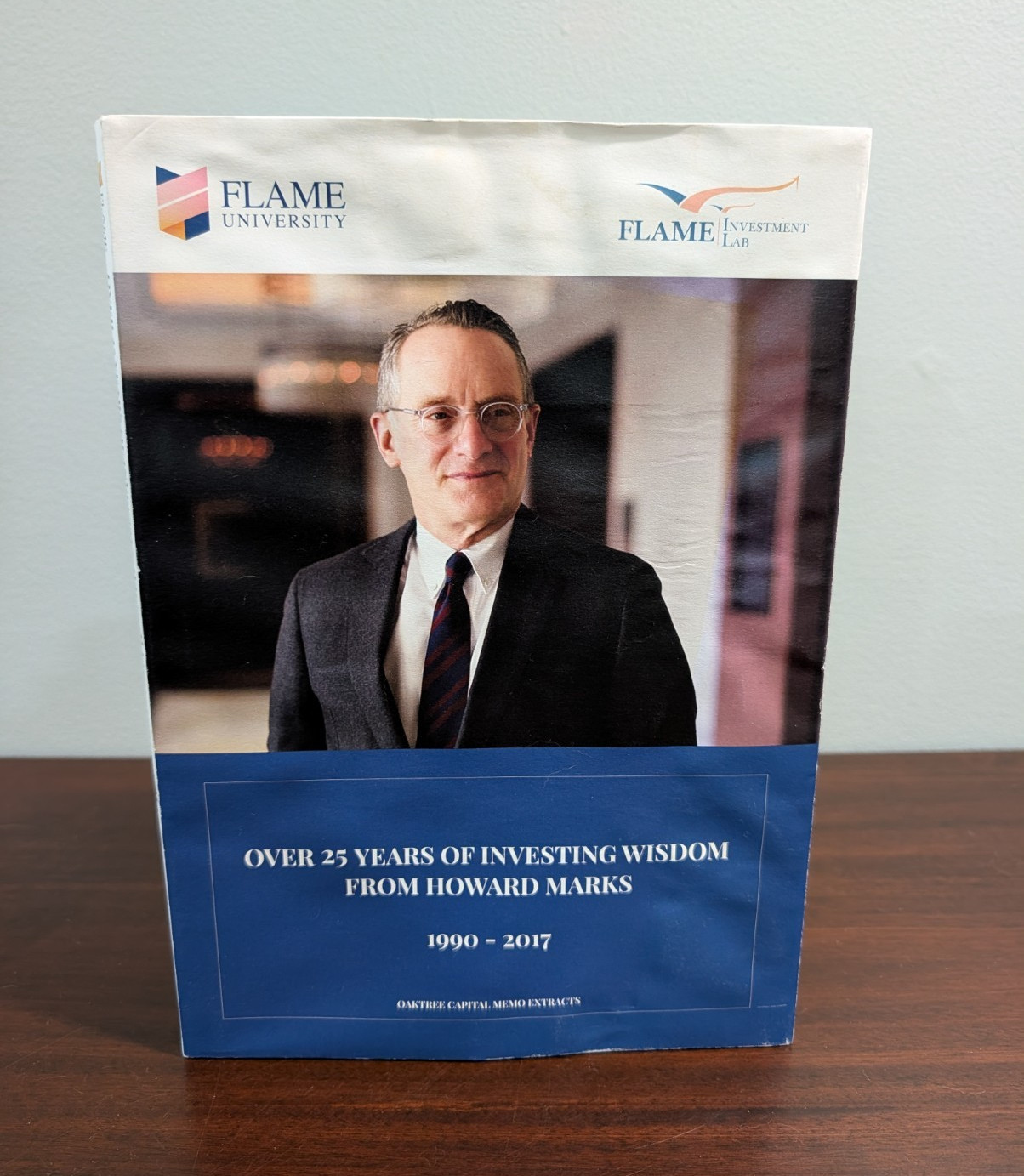 ​Howard Marks Over 25 Years Investing Wisdom Oaktree Memos 1990-2017 FLAME Book