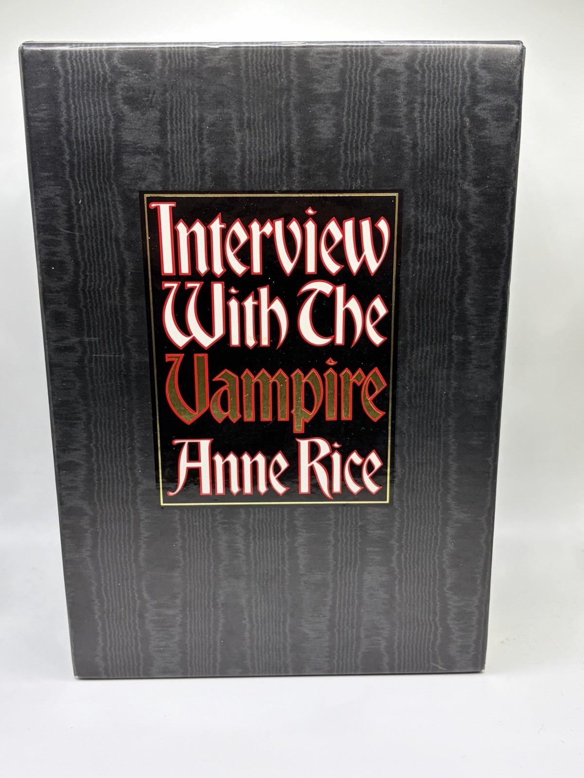 Anne Rice Interview With The Vampire Signed Hardcover 1996 Alfred A. Knopf
