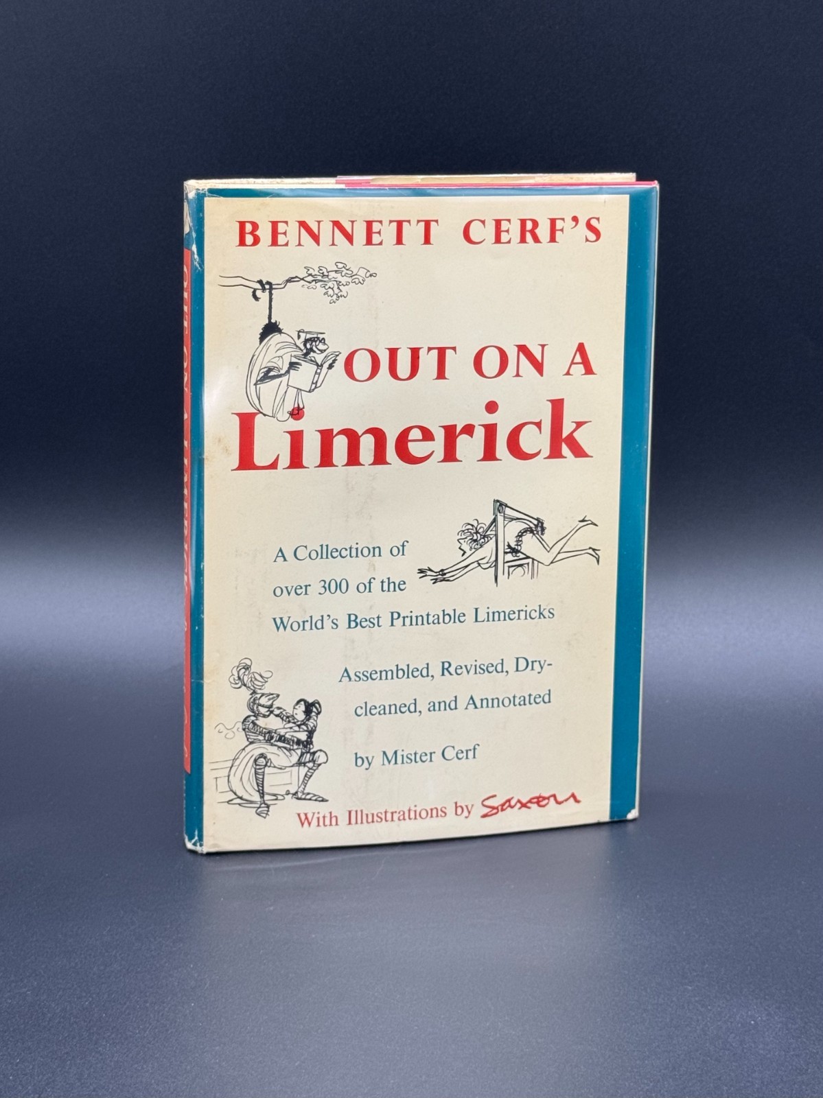 CERF, Bennett. Bennett Cerf’s Out on A Limerick. Harper & Brothers, 1960. SIGNED
