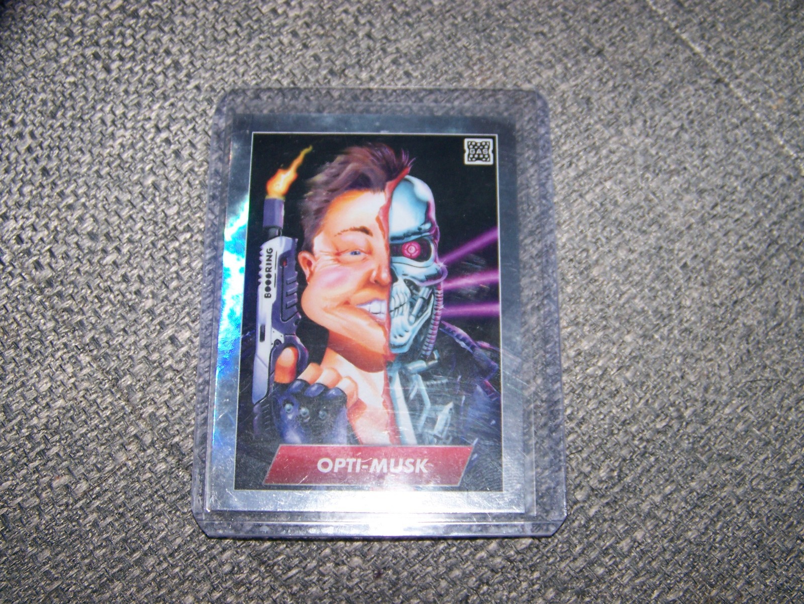 2022 G.A.S. GAS Shock card decision Elon Musk Opti-Musk Joe Simko FOIL 18/50 SP
