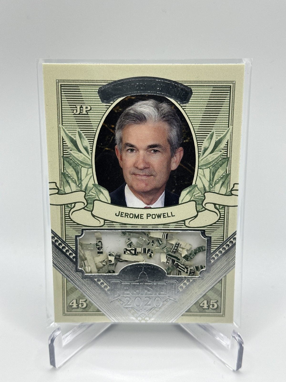 Decision 2020 JEROME POWELL Money Cards Federal Reserve FED Chair Biden Trump