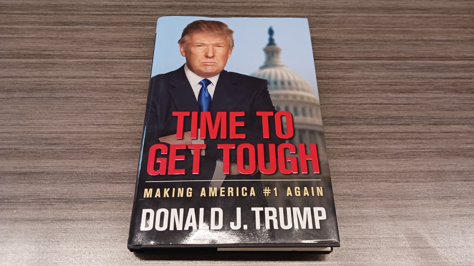 Trump Time to Get Tough Signed with Dedication