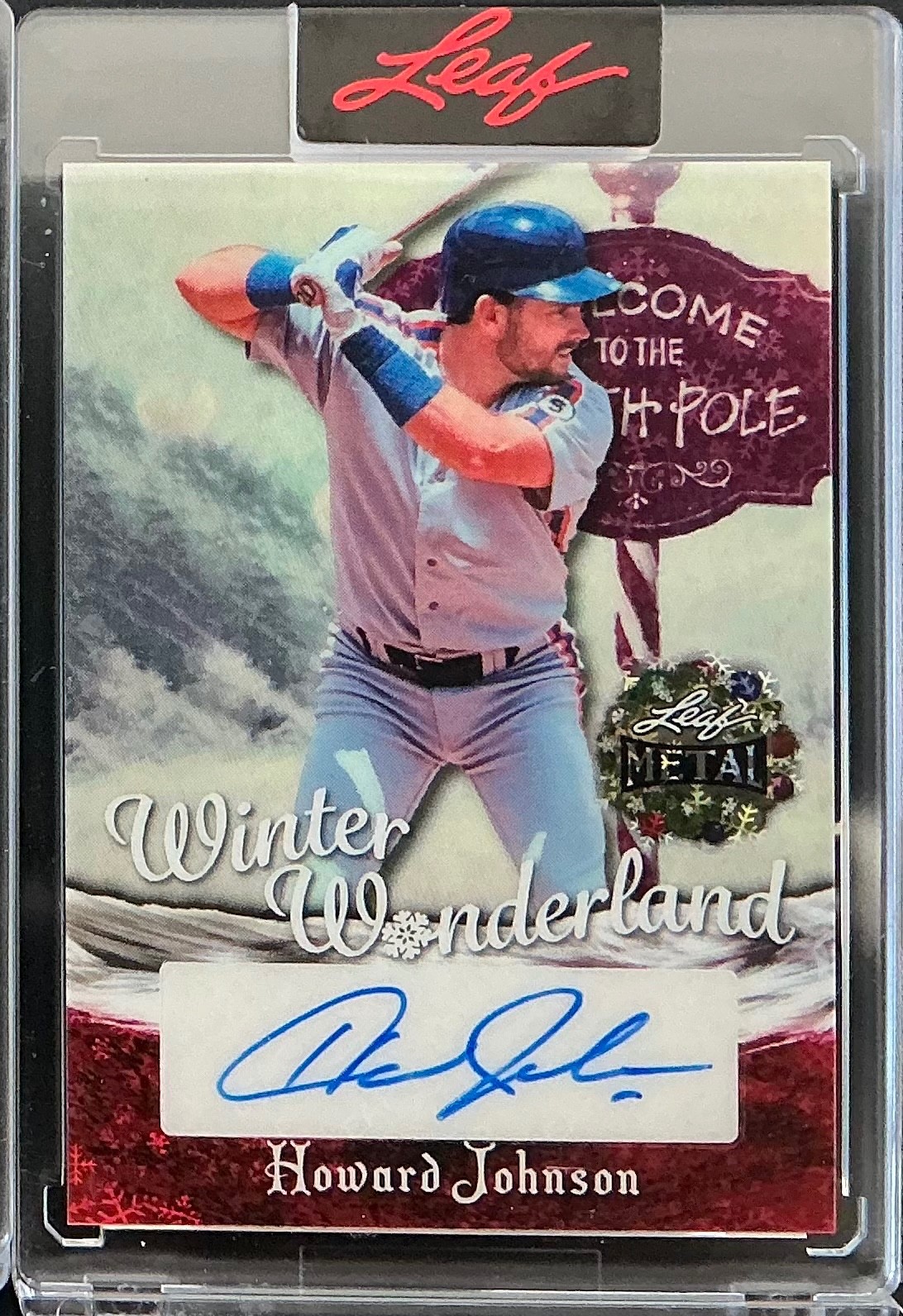 2025 Leaf Happy Holidays Howard Johnson Auto Autograph #d 1/1