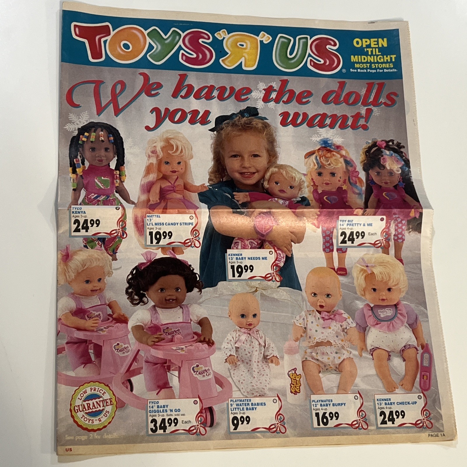 Toys R Us Store 1993 Newspaper Ad Circular Catalog Ceo Charles Lazarus 16Page