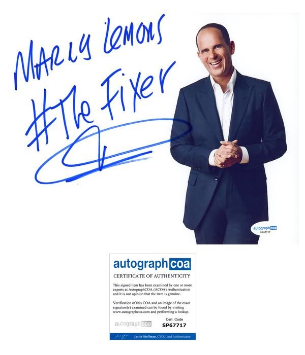 Marcus Lemonis "The Fixer" AUTOGRAPH Signed 'The Profit' 8x10 Photo ACOA