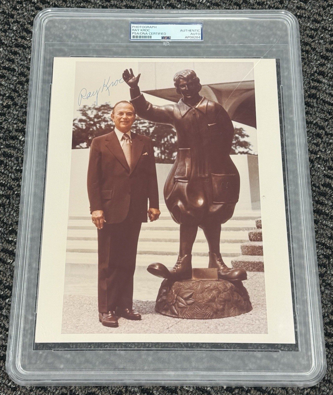 McDonald’s Ray Kroc Signed Autographed Un-Personalized 8x10 Promo Photo PSA/DNA