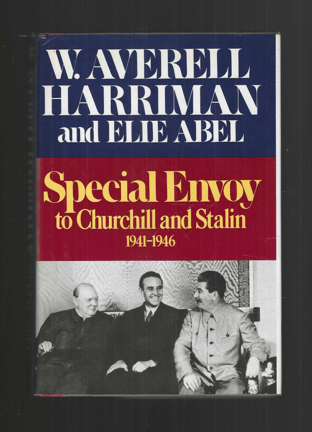 W Averell Harriman Signed book w/ Proof old 1975 Special Envoy WWII 1st Ed HC/DJ