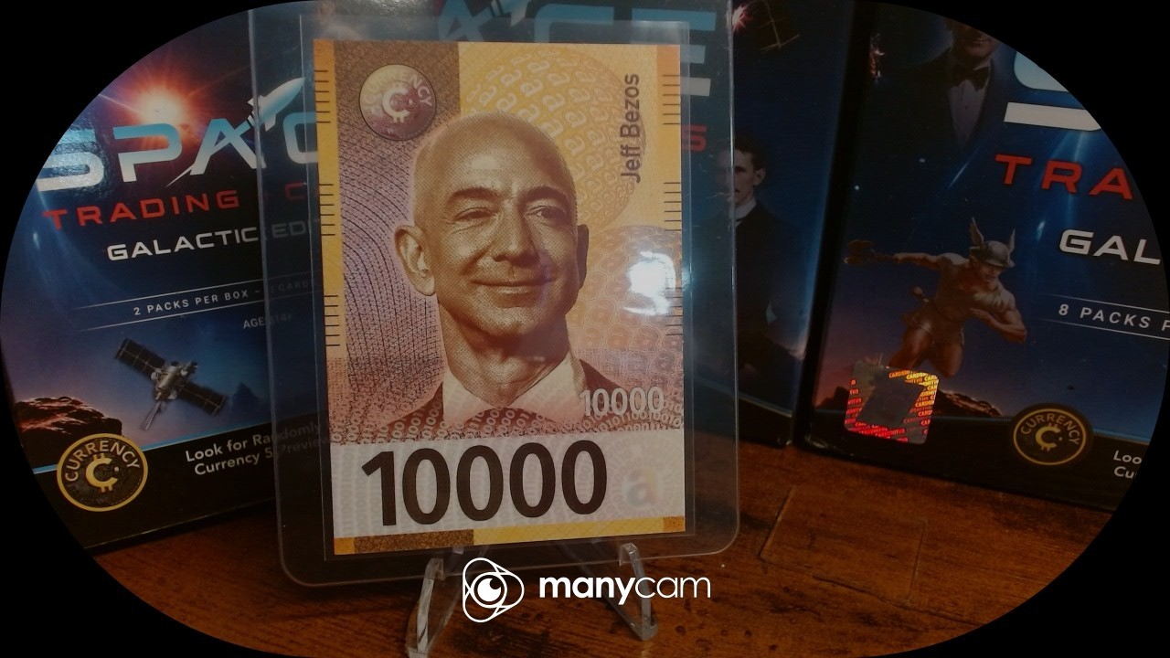 2025 Cardsmiths Currency Space Series Jeff Bezos Cold Foil 10000