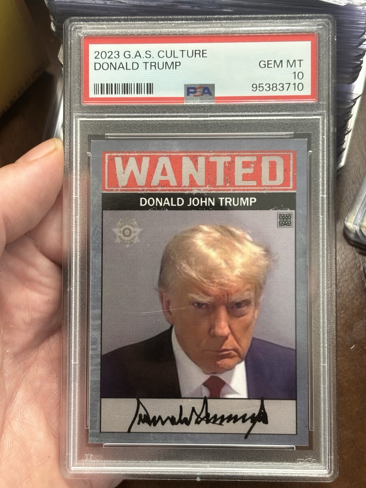 2023 G.A.S. Culture WANTED Donald Trump PSA 10 Gem Mint 🔥