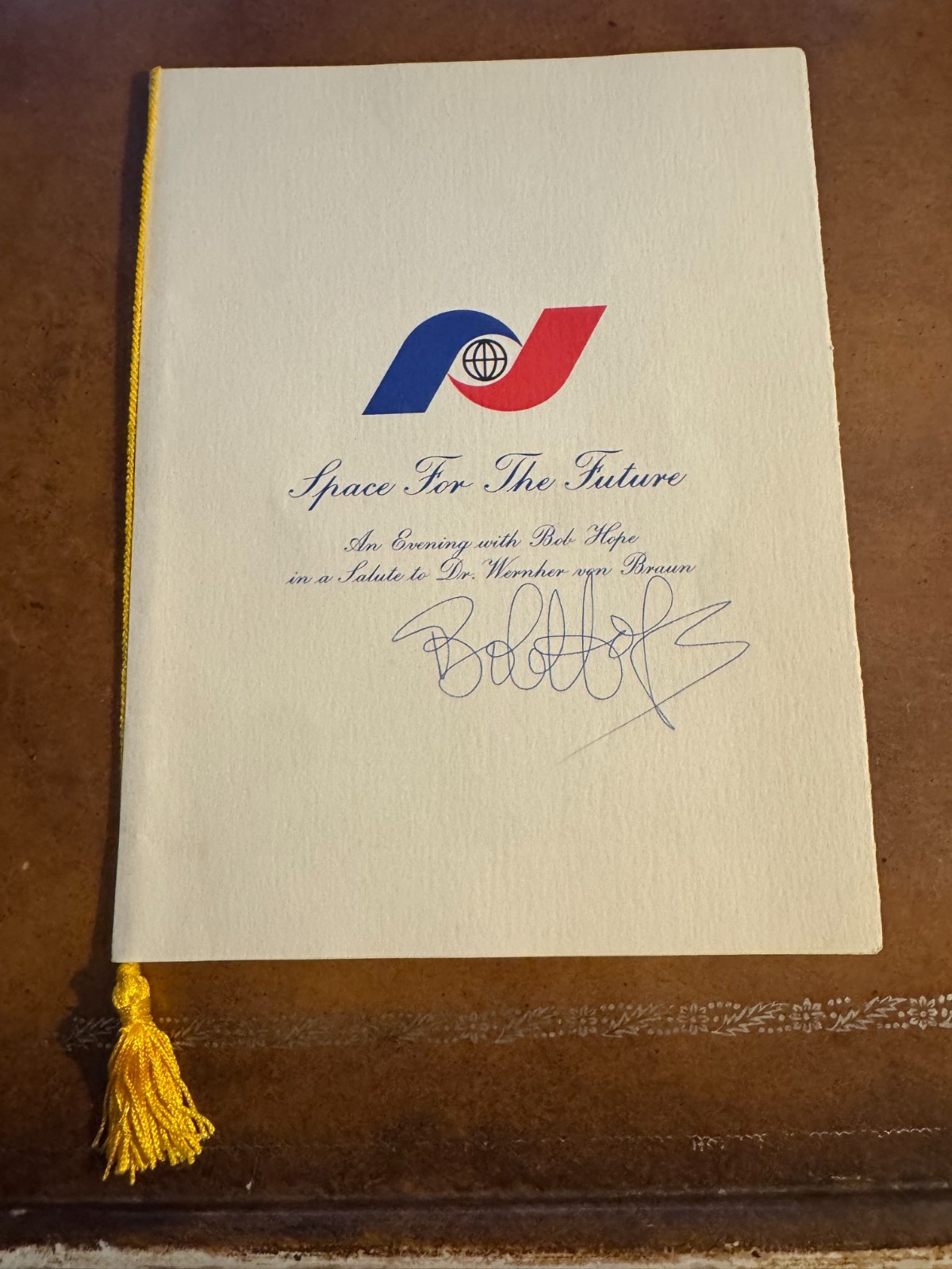 1977 National Space Institute Salute to Wernher von Braun Program Signed