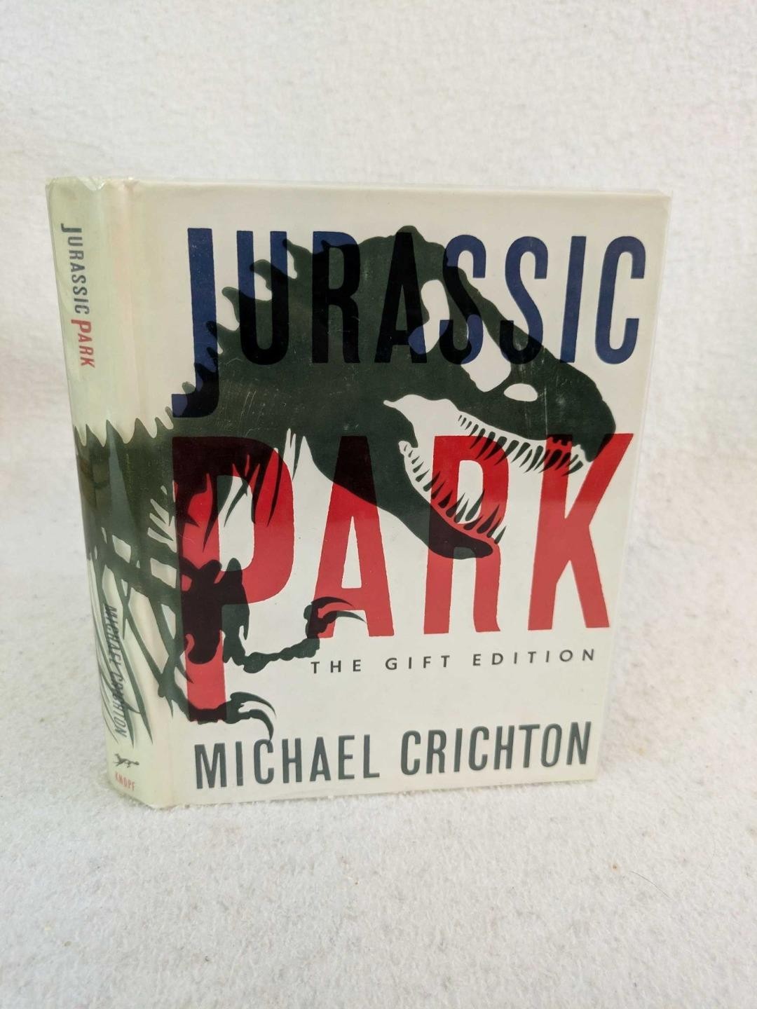 SIGNED Michael Crichton JURASSIC PARK The Gift Edition 1993 Alfred A. Knopf, NY