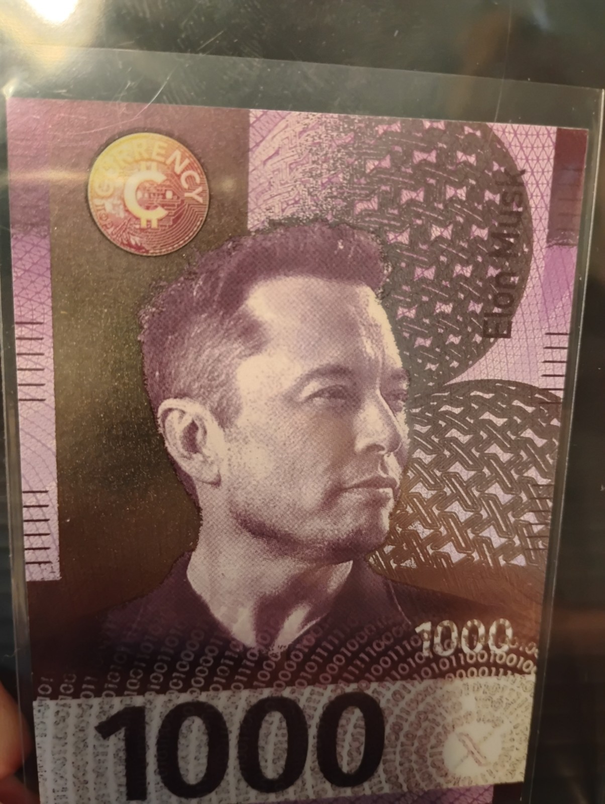 Cardsmiths Elon Musk Space Galactic Edition Cold Foil Card 2025