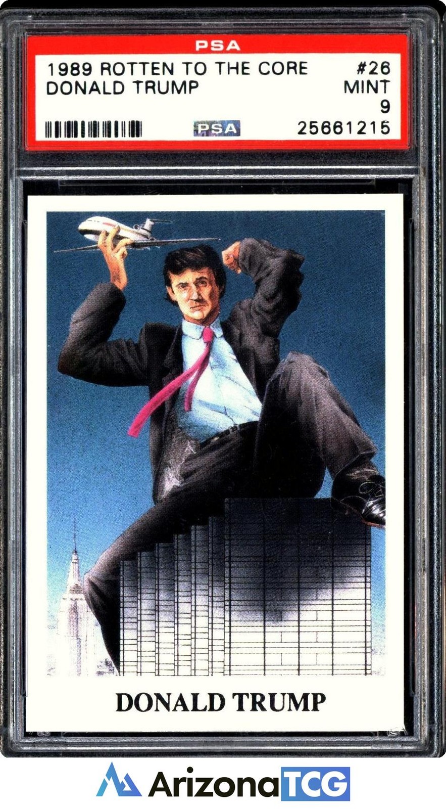Non-Sport 1989 Donald Trump 26 Rotten To The Core PSA 9