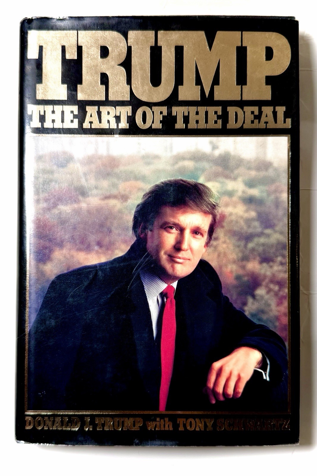 SIGNED President Donald Trump The Art Of The Deal w/ Inscription HC DJ RARE VFC