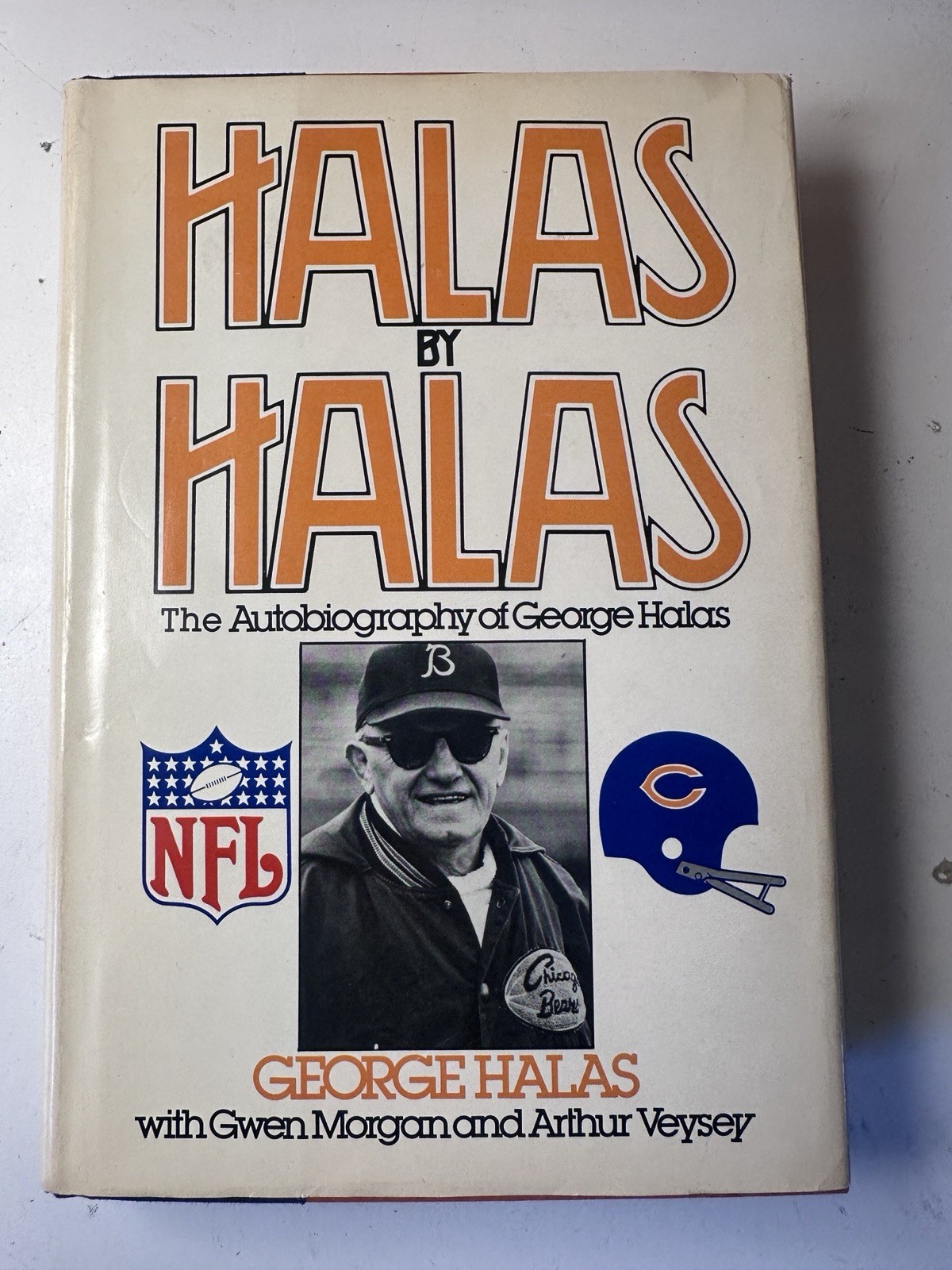 Halas by Halas Autobiography of George Halas Chicago Bears Signed 1st Edition